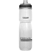 CamelBak Podium Chill Bike Insulated Squeeze Water Bottle White/Black, 24oz