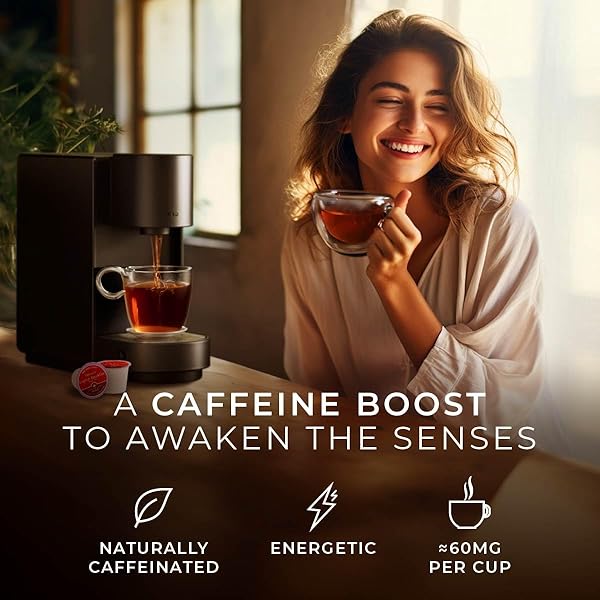 GYA TEA CO ENGLISH BREAKFAST BLACK TEA POD (16 CT) – HIGH CAFFEINE TEA RICH IN BOLD & MALTY FLAVOR PROFILE – KICKSTART THE DAY FOR REFRESH & ENERGY