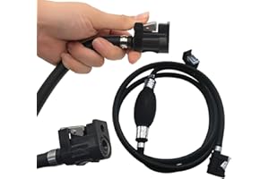 ROYALAIR 32-858104K08 Outboard Fuel Line Hose Kit 5/16" 10 Ft Replacement for Yamaha Marine Johnson Mercury Outboard 4 hp-200 hp with Primer Bulb Tank Quick Female Connector