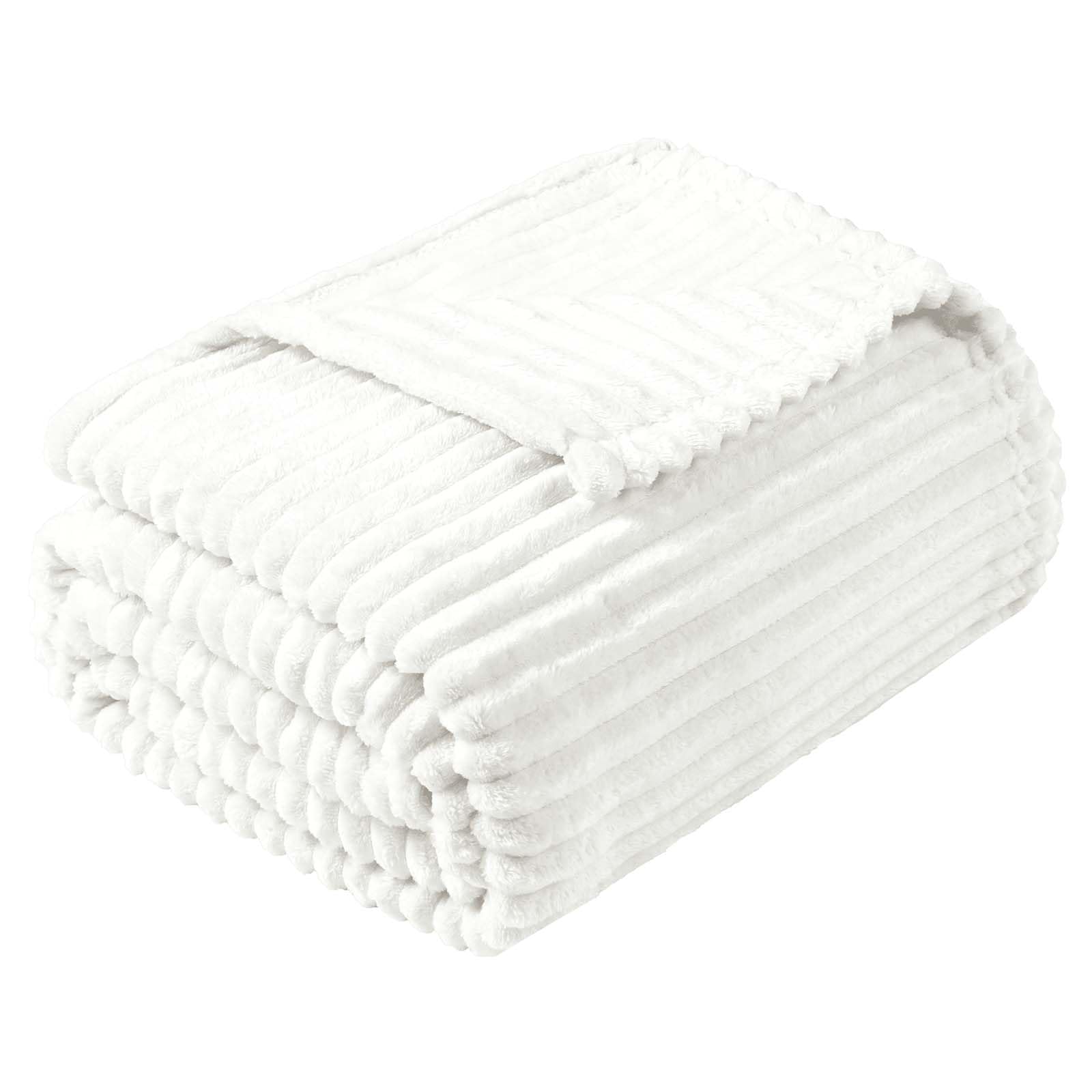Vessia Flannel Fleece Twin Size Blanket for