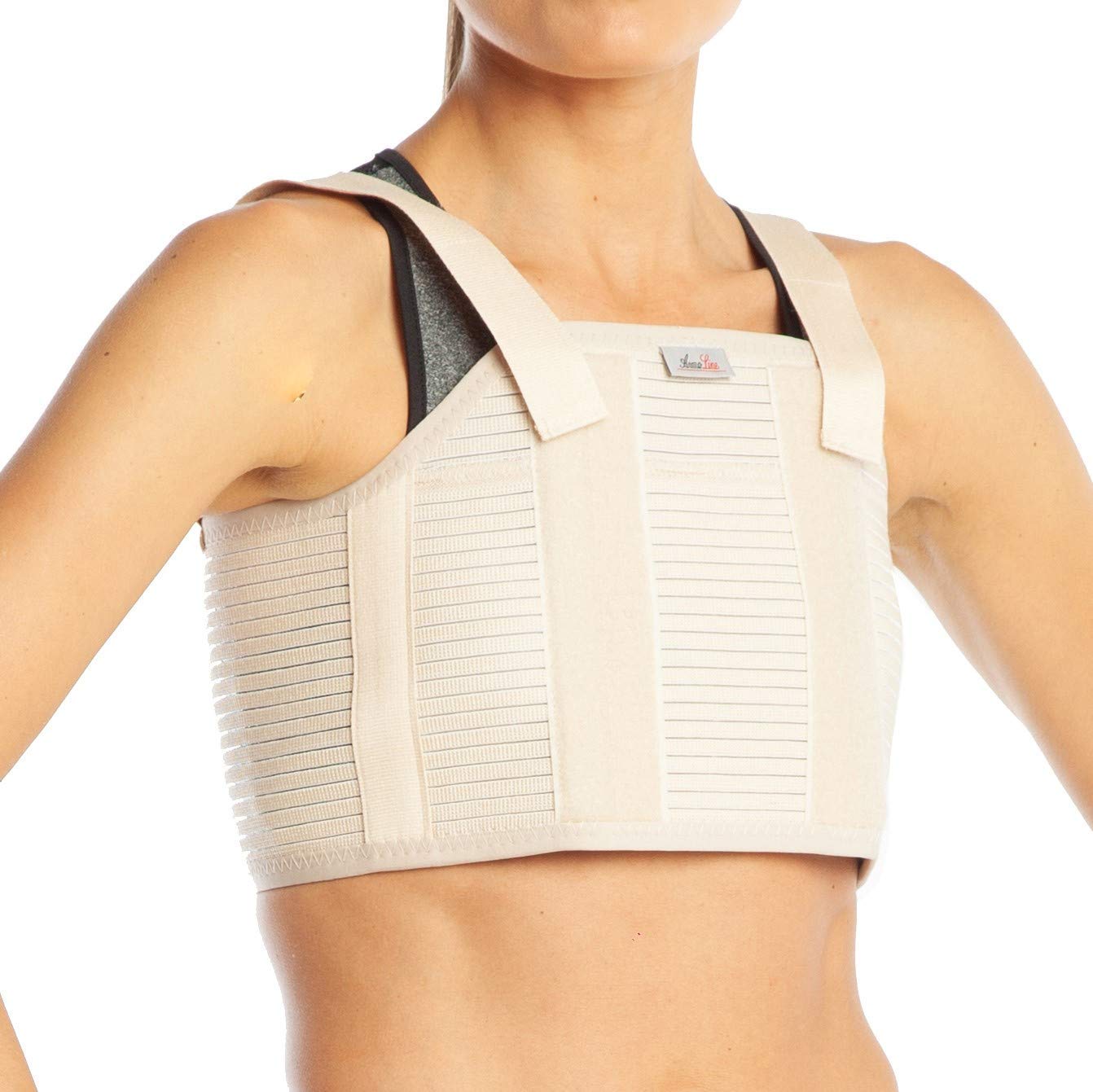 Chest Sternum Brace Protector Support Adjustable Belt Shoulder Posture
