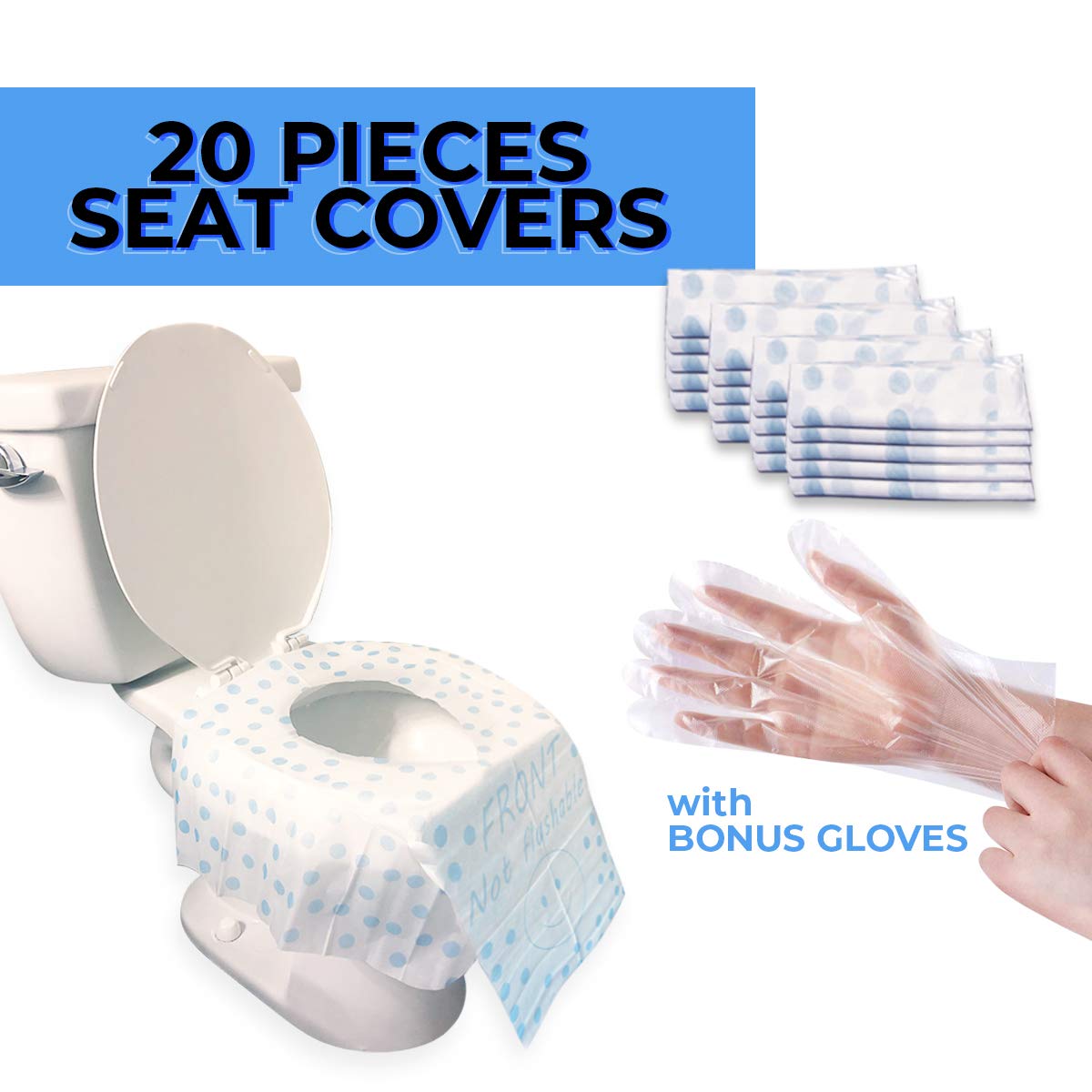 Best disposable toilet seat cover sticky
