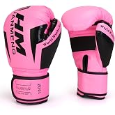 PiscatorZone Boxing Training Gloves Punching Bag Gloves for Women &amp; Adult, Professional Shockproof Gloves for Training Playing Muay Thai, Sparring, Fighting Kickboxing