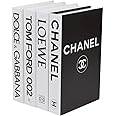 PROBENEX Decorative Books_White - Fake Books for Home Decor, Aesthetic Books for Room Decor, Living Room, Preppy, Book Shelf, Shelf Decor, Designer Books Decor Set