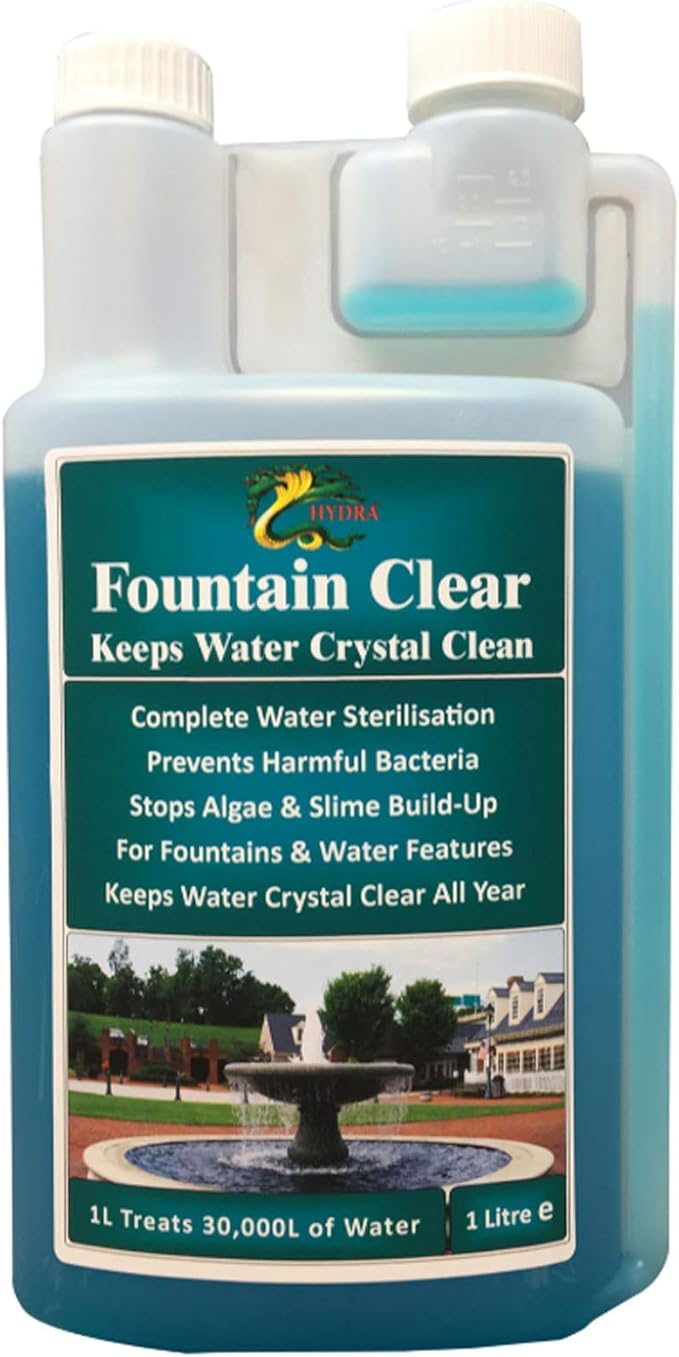 HYDRA FOUNTAIN CLEAR Complete Water Feature Care Treatment (1l) Amazon