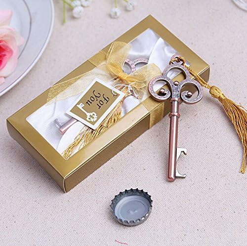20pcs Vintage "Key to My Heart" Crown Bottle Opener For Wedding Party Favor