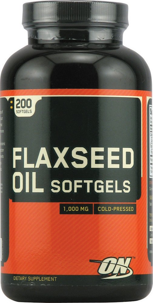 On flaxseed Oil Soft Gel 1000mg 200 Soft Gel (748927027204)
