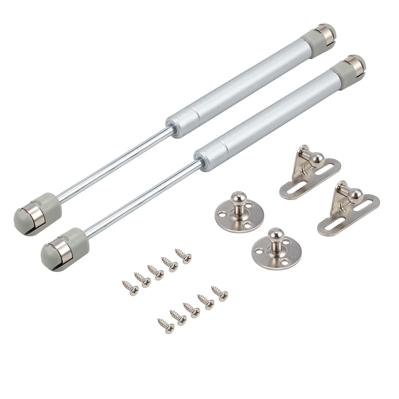 200N Gas Struts, 2X Cabinet Door Hinges Lift Up Spring Flap Gas Strut Support Stay Bar Kitchen Cupboard Box 100/200N Pressure (200N)
