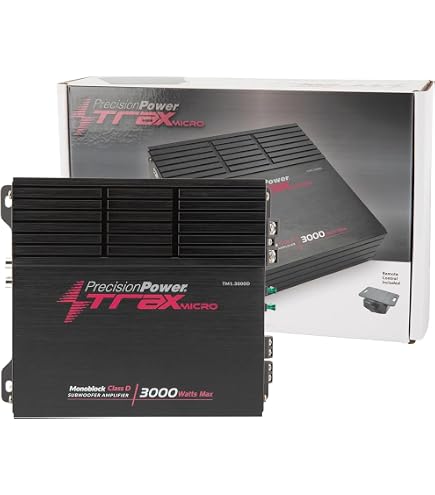Amazon.com: Precision TRAX41200D Power 4 Channel 1200W Car