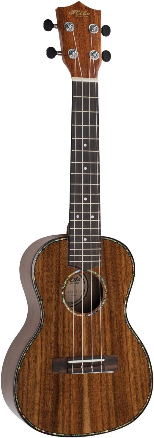 Hilo Ukuleles 2955 Premier Series Solid Koa Concert Uke Ukulele