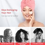 ACWOO Hair Towel Wraps 2 Pack Turban Towel Quick Dry Microfiber view 4