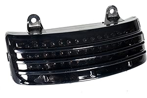 RUDYNESS Tri-Bar LED Rear Tail Brake Fender Tip Light For Harley Street Glide FLHX 2014-2023 (Smoked)