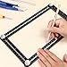 Multi-Angle Measuring Ruler, Aluminum Alloy Angleizer Template Tool Angle Finder Measurement Tools for Carpenter,Engineers,Craftsmen,Builders,Handymen