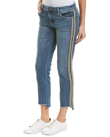 reese ankle straight leg with fray hem