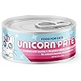 Wild Earth Vegan Wet Cat Food – Grain Free Taurine Fortified | Digestive Support, Allergen-Free, Veterinarian-Developed | Plant-Based High-Protein Formula, 12 Cans of Unicorn Pate 5.5 oz