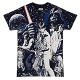 Star Wars Men's War Of Wars T-Shirt,Navy,2XL