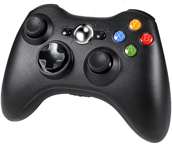 Diswoe Manette Xbox 360 Controleur De Jeu Sans Fil Pour Xbox 360 Avec Double Vibration Bluetooth Gamepad Manette Du Controleur De Jeu Design Ergonomique Ideal Pour Windows7 8 10 Pc Xbox 360