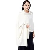 RYYOYY Luxury 100% Cashmere Wrap Soft Scarf Stole Knitted Shawl for Women Wayfarer Travel Extra Large 87"x28"