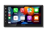 KENWOOD DMX500S 6.8" Capacitive Touchscreen Digital Multimedia Receiver – Wireless Apple CarPlay, Android Auto, Bluetooth