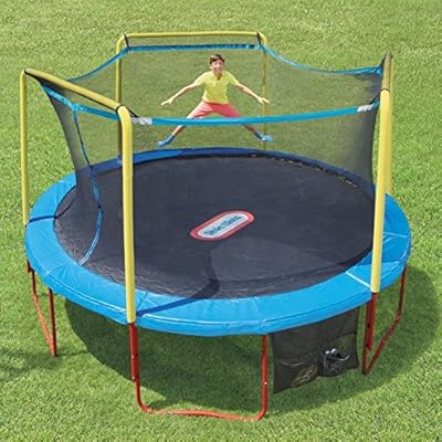 little tikes enclosed trampoline