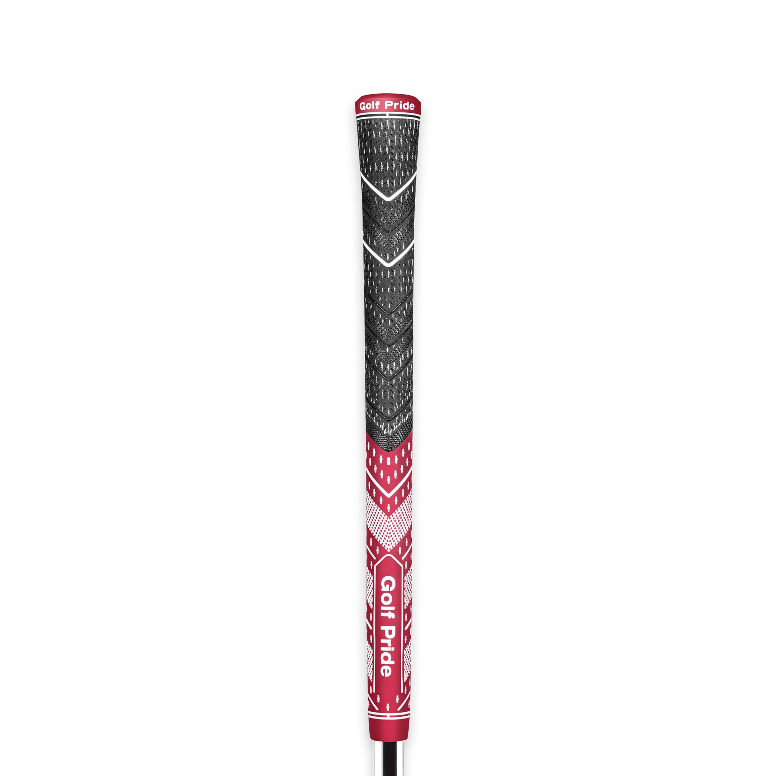 Golf Pride MCC Multi Compound Plus 4 Teams Midsize Golf Grip (Dark Red/White)