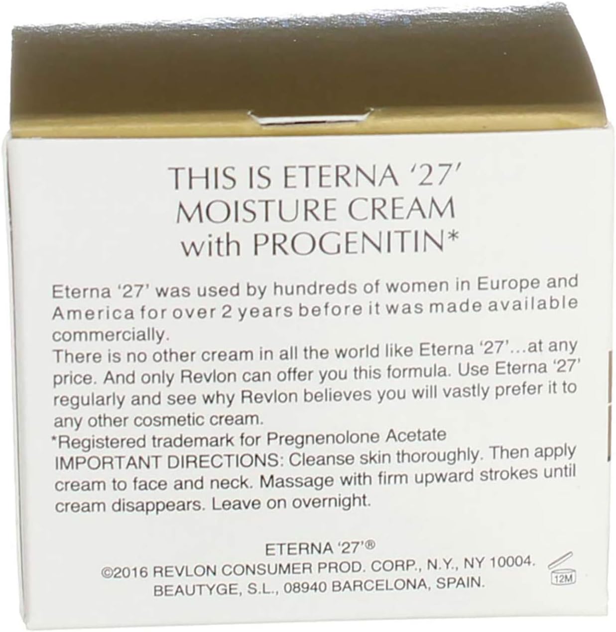 eterna 27 face cream