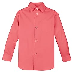 Spring Notion Big Boys' Long Sleeve Dress Shirt 6