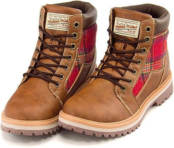 Amazon ヘルスニットプロダクト レディース ワークブーツ ショートブーツ ローヒール 疲れない 歩きやすい レースアップ クッション性 防水 防滑 雨 雪 靴 美脚 カジュアル トレンド トラベル アウトドア Hkl1 Healthknit Product ヘルスニットプロダクト