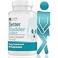 Better Bladder Ultra Control Supplement for Women & Men – Bladder Support Supplement Enhanced with Vitamin D3 to Help Reduce Urinary Leaks, Frequency & Urgency - 60 Count (1 Bottle)
