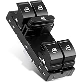 A-NAFTULY Driver Side Master Power Window Switch Replacement for Volkswagen VW Jetta 2005-2016, Passat 2006-2017, Golf 2010-2014, Rabbit, GTI, CC, Front Left, 1K4959857, 5ND959857, 5K4959857