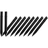 Galavasen 10 Pack Candy Cane Solar Light Stakes Replacement (Fit for Pole Inner Diameter 0.6 inch), ABS Reinforced Ground Spikes for Outdoor Christmas Landscape Light Pathway Walkway Garden Deco