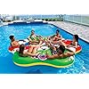 WOW-World-of-Watersports-13-2050-Tube-A-Rama-6-Person-Floating-Island-10-Foot-Diameter-Cooler-and-Cup-Holders