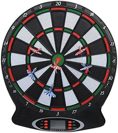 PERFORMANZ® LCD Display Electronic Dart Dartboard Set Security Secure Soft Tip Kid Child