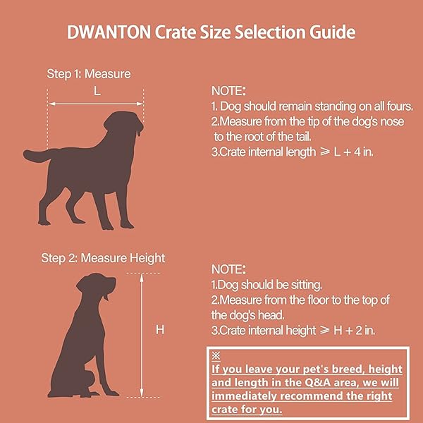 DWANTON DOG CRATE FURNITURE WITH CUSHION, WOODEN KENNEL TABLE WITH DOUBLE DOORS, INDOOR DOG HOUSE, SMALL/MEDIUM/LARGE/EXTRA LARGE SIZE, 27.2″ L, DARK GRAY