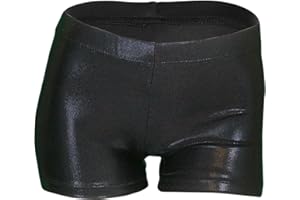 iLover Girls' Sparkle Glitter Shorts Dance and Tumbling Athletic Gymnastics Shorts Bottoms