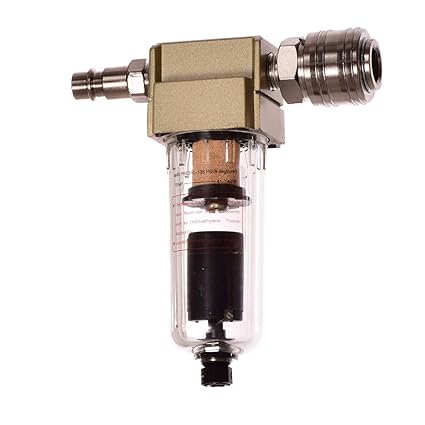 Druckluft Filter MIT Automatischer AUTO DRAIN Wasserabscheider Ölabscheider INKLUSIVE Schnellkupplung
