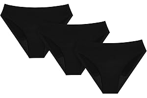 KNIX Teen Girls Leakproof Period Underwear No-Show Bikini 3-Pack – Heavy Flow Protection, Absorbs 4–7 Super Tampons