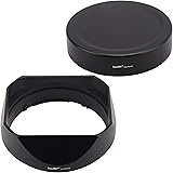 Haoge LH-RX1B Square Metal Bayonet Lens Hood Shade for Sony RX1 RX1R RX1RII rx1m2 and FE 35MM F2.8 55MM/F1.8 E Mount Lens