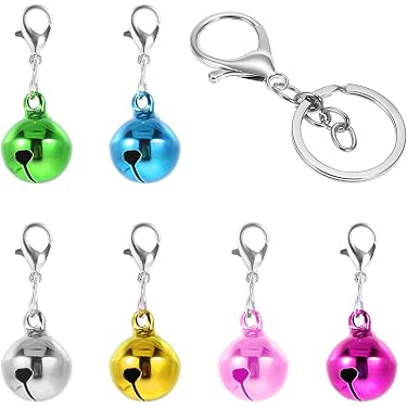 5-Pack Loudest Brass Bells For Cat & Dog Collars – Strong, Clear Sound