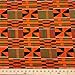 Kente African Print Fabric Cotton Print 44'' Wide Sold by The Yard (19006-2)