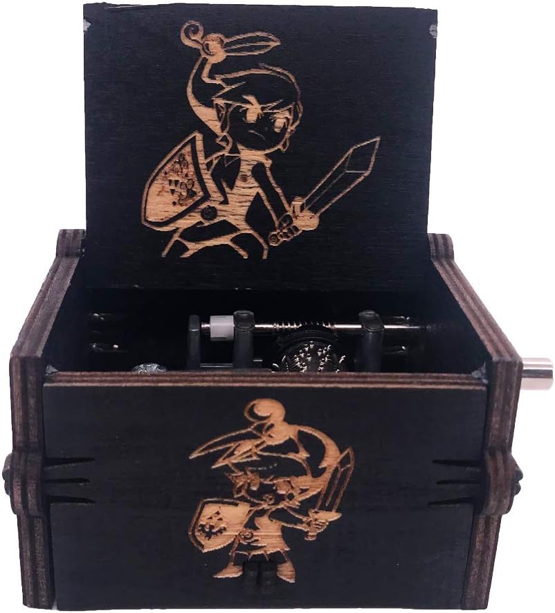 Siqi Caja de música de Madera Tallada de Legend of Zelda ...