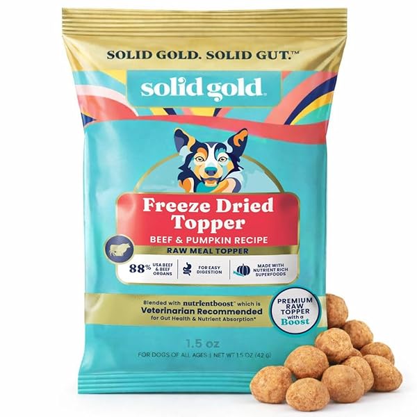 SOLID GOLD FREEZE DRIED DOG FOOD – W/REAL...