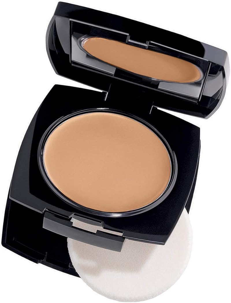 Avon Ideal Flawless Cream to Powder Foundation Medium Beige 9g Long Wear