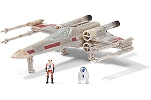 STAR WARS 5-Inch X-Wing Starfighter Vehicle with Luke Skywalker & R2-D2 Micro Figures
