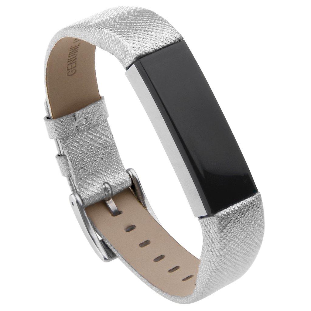 Genuine Leather Replacement Wristband Strap Band for Fitbit Alta