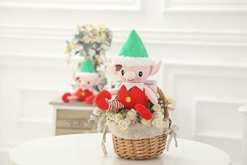Amazoncom Brothewiz Elf Christmas Decorations Cute Christmas Doll
