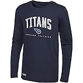 Outerstuff NFL Men's Team Color Long Sleeve Performance T-Shirt Top, Up Field