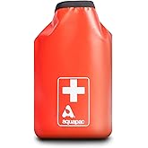 Aquapac Waterproof First Aid Kit Dry Bag for Emergency Use with Secure Buckle - Red