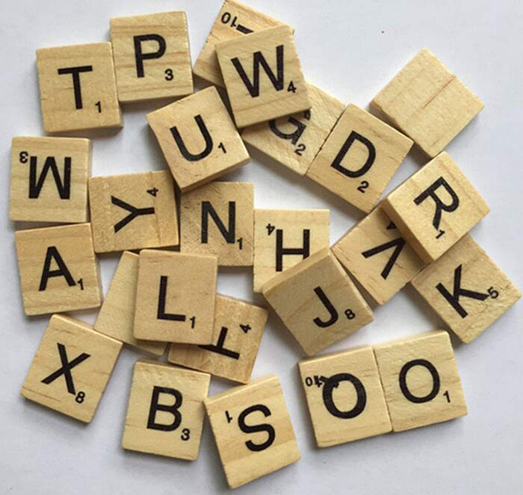 Other 100pcs Wooden Alphabet Scrabble Tiles Letters Numbers Childrens Educational Toy For Board Games Wedding Frame Wall Art Replacement Crafts Scrapbooking By Thebigthumb A Toys Games Tile Based Games