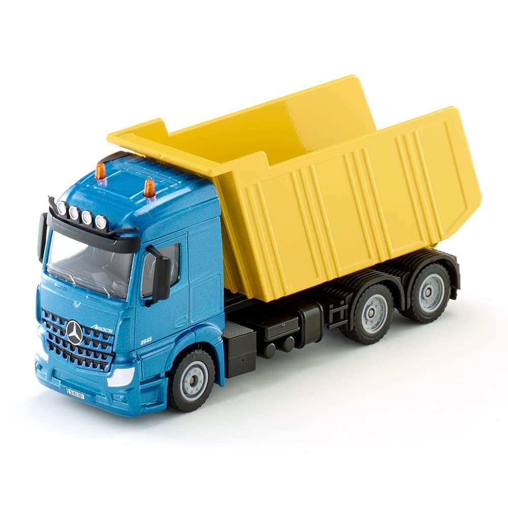 siku 3549, Lorry with Tipping Trough, 1:50, Metal,Plastic, Blue,Yellow